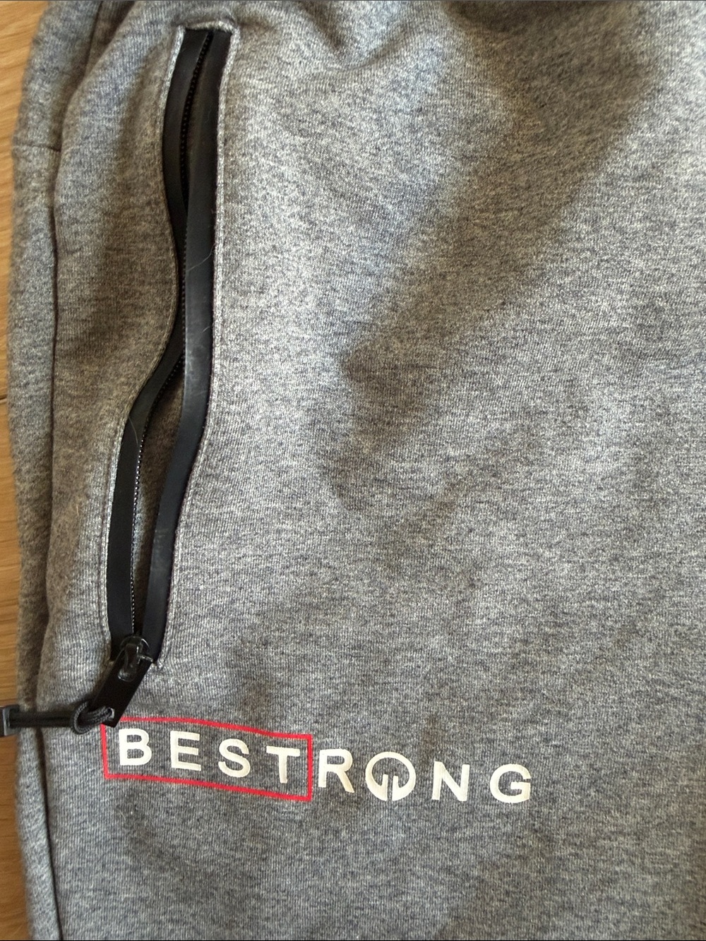 Bestrong Men’s Sweat Joggers with Zip Pockets - Picture 3 of 4